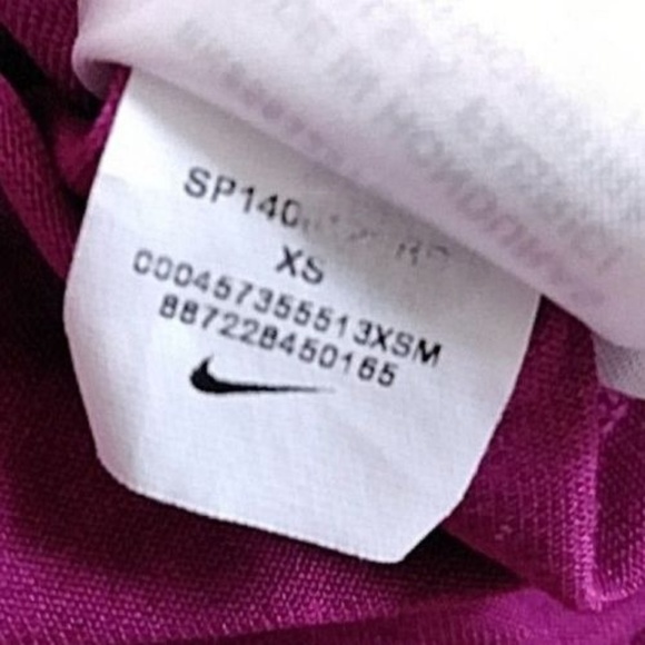 Women's Nike Dri Fit V Neck Shirt Pink XS - Picture 4 of 7